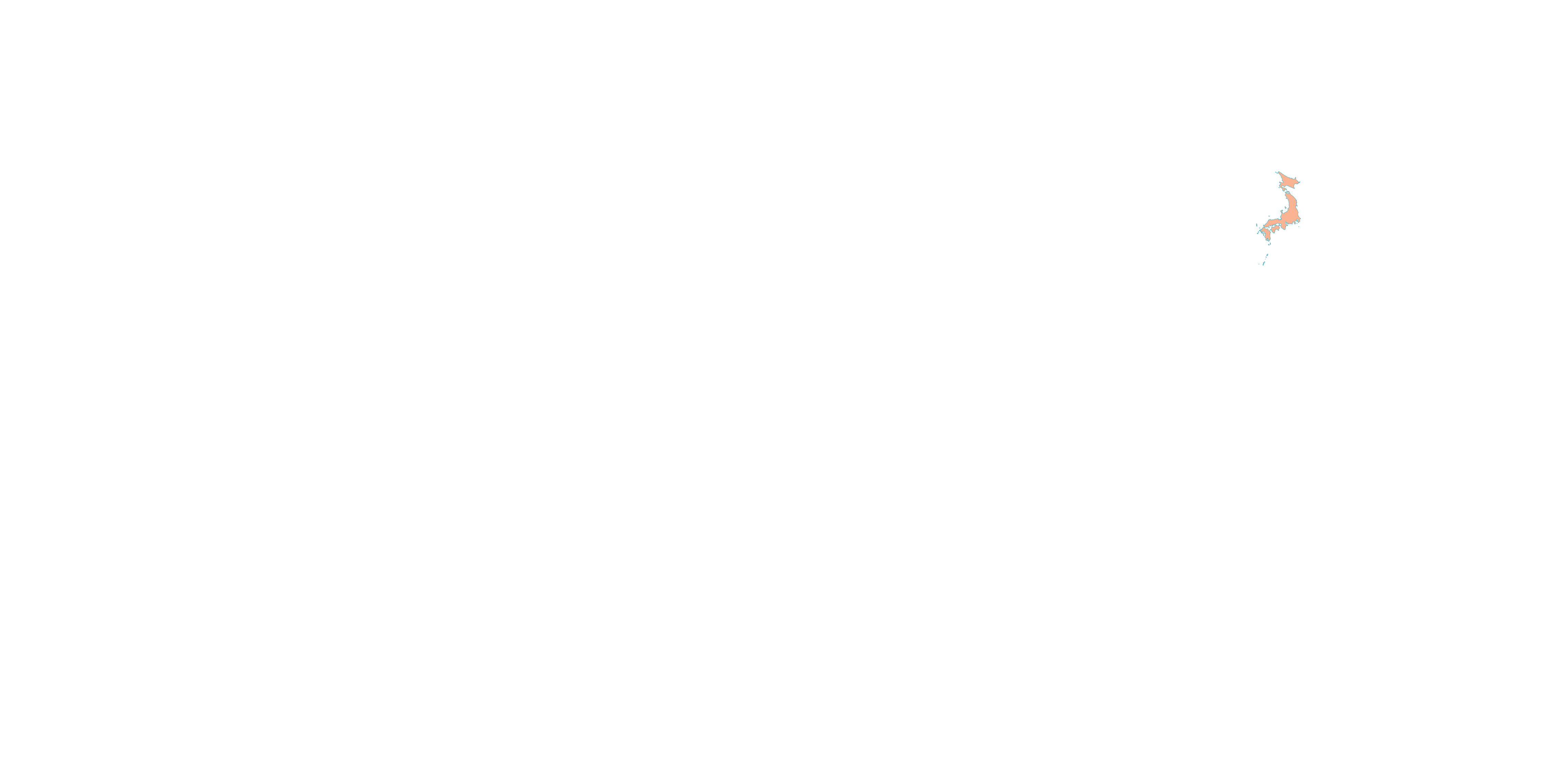Karte von Japan